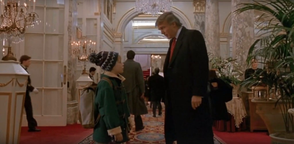 Один дома, Дональд Трамп
