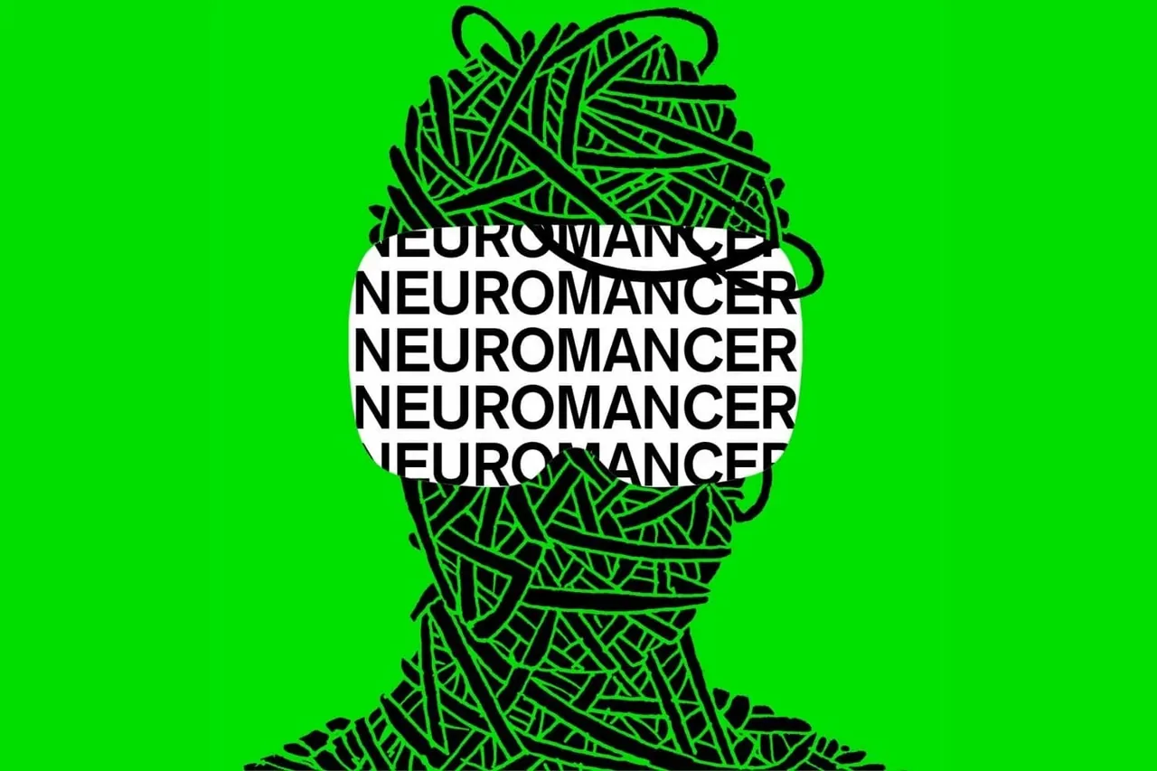 Fragmento de la portada del libro «Neuromante»